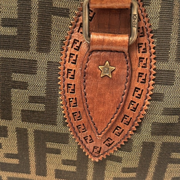 🌼🌺🌸FENDİ AUTHENTIC VINTAGE ZÜCCA DU JOUR BAG - Picture 4 of 14